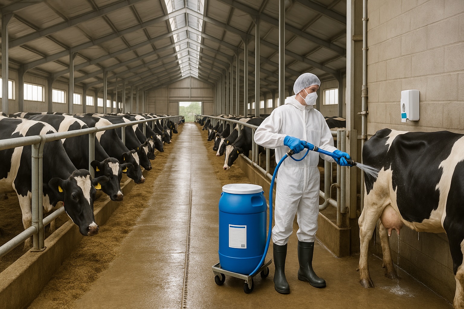 Professional dairy farm hygiene and cleaning solutions